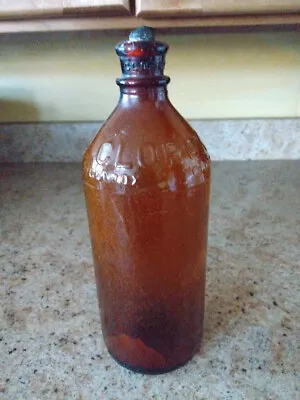 Vintage Chlorox Bottle With Cork • $8.99