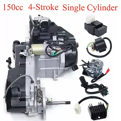 Complete Engine Motor CVT Long Case 150CC GY6 Single Cylinder 4-Stroke Scooter • $331.55