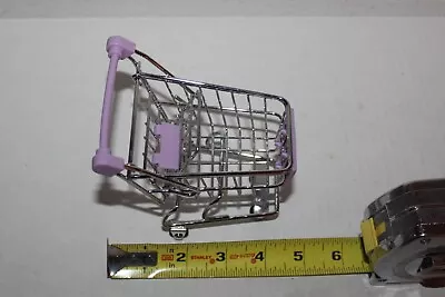 Miniature Grocery Shopping Cart Metal Toy Display  5   Doll Shopping Cart • $13.99