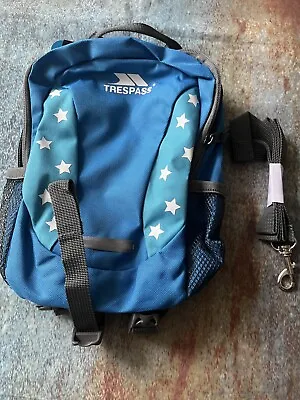 £7.99 • Buy Tiddler Kids' Blue 3L Novelty Backpack Blue Trespass Kid's Tiddler Rucksack