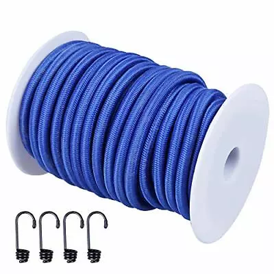 CARTMAN 1/4  Elastic Cord Crafting Stretch String 40kg X 50ft With 4 More Hoo... • $22.99