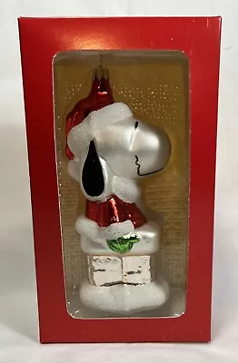 Kurt Alder Blown Glass 2001 Peanuts Christmas Ornament Snoopy • $15