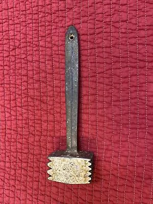 Vintage Aluminum Meat Tenderizer Hammer 8.5 Inches Long • $6