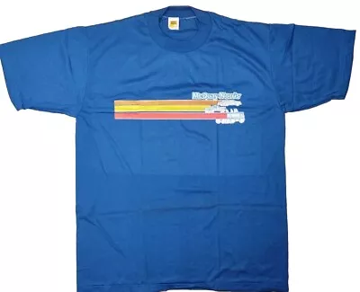 VTG Trucking Auto McQuay Norris T-Shirt XL Velva Sheen USA Rainbow Single Stitch • $29.95