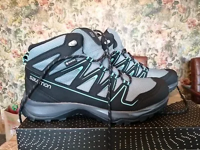 Salomon Onis Mid GTX W Walking Boots Women's 7 Gore Tex • £65