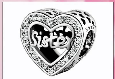 $27.95 • Buy SISTER S925 Sterling Silver Charm By Charm Heaven NEW