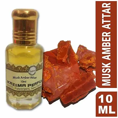 £9.42 • Buy KAZIMA Musk Amber Attar Perfume For Unisex- Pure Natural Undiluted Non-Alcoholic
