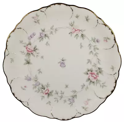 Mikasa Remembrance AB002 7 3/4  Salad Plate Ivory Bone China Gold Trim • $11.95