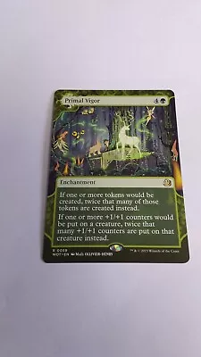 Primal Vigor Enchanting Tales WOE 2013 Regular Rare MTG | Dragon Cave Magic • $5