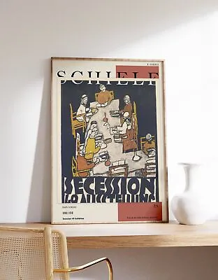 Egon Schiele Print | Exhibition Print | Vintage Poster | Expressionism Wall Art • $220