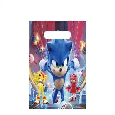 £3.99 • Buy 10PCS 20PCS Sonic The Hedgehog Themed Birthday Party Bag Gift Favors Loot Bags