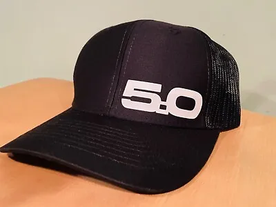 5.0 Ford Mustang SnapBack Hat Logo Black Baseball Cap Trucker Hat Style • $16