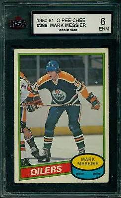 1980-81 OPC O PEE CHEE #289 Mark Messier Rookie KSA 6 EX-NM Edmonton Oilers RC • $199