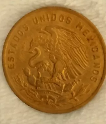 1970 Mexico 20 Centavos Bronze Coat Of Arms Pyramid At Teotihuacán 28.5mm Coin • $2.50