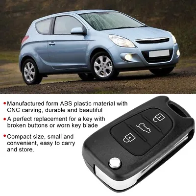 3 Button Car Remote Flip Key Fob Case Protective Cover For HYUNDAI I20 I30 New • $11.50