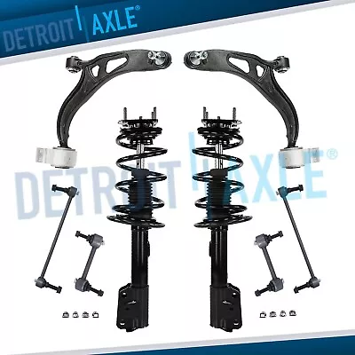 8pc AWD Front Struts Lower Control Arms Sway Bars For 2011 - 2013 Ford Explorer • $332.18