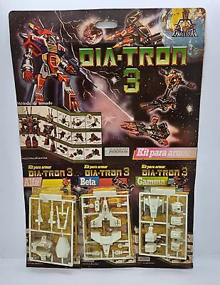 Vintage Robot 3 Ships Dia-tron3 Alfa Beta Gamma Tranformers 1980's  Argentina • $600