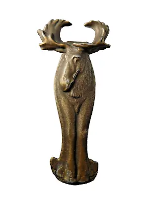 Brass Moose Beer Bottle Opener Horns Antlers Made Canada Bar Tool Collector • $11.03