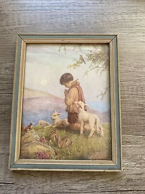 He Prayeth Best Margaret Tarrant Vintage Framed Print Medici Society • £8