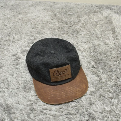 $14.02 • Buy O'Neill Snapback One Size Gray Men Adjustable Yupoong Solid Knit Cotton Blend