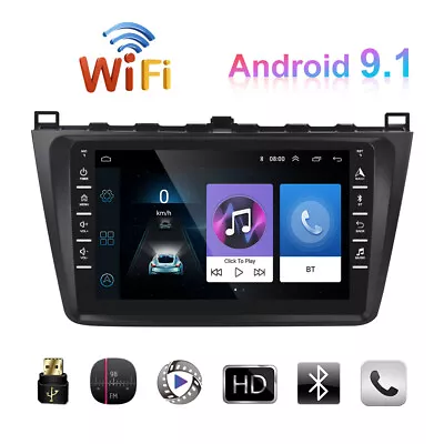 8  Android9.1 Car Stereo GPS Navi DSP IPS Radio Head Unit For 2015-2019 Mazda 6 • $135.15