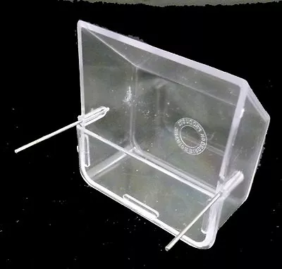 £19.99 • Buy 10 X Flush Fit Seed Hopper Cage Front Canary Finch Bird
