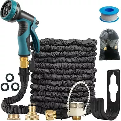 Heavy Duty Expandable Flexible Garden Magic Water Hose Pipe & 8 Mode Spray Gun  • £14.95