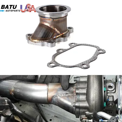 Turbo Down Pipe 5 Bolt Flange To 2.5 63mm V Band Adapter For GT25 GT28 T25 T28  • $29.80