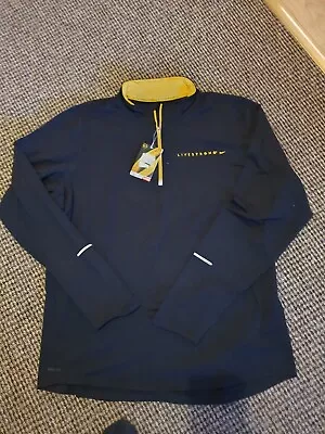 £50 • Buy Nike Livestrong Element Half Zip Dri Fit Top Size Large