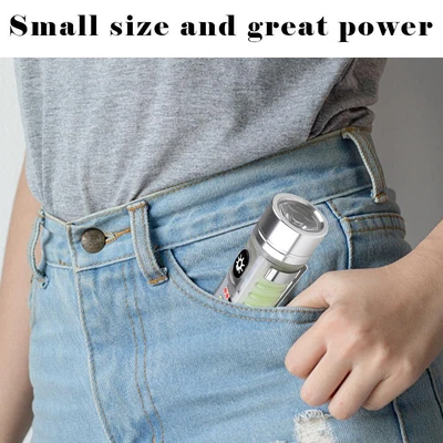 $14.29 • Buy Mini Flashlight USB Rechargeable Hand Torch Multifunction Lxp With Side J1Z9