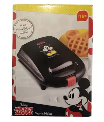 DISNEY Mickey Mouse Mini Waffle Maker Non Stick Electric New In Box • $14.50