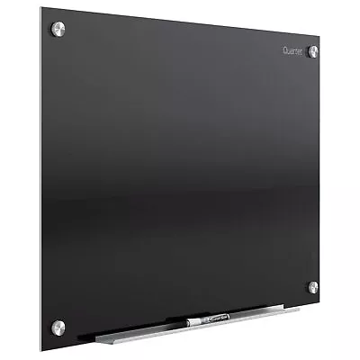 Quartet Infinity Glass Magnetic Dry-Erase Board 96 X 48 8 X 4 Black Surface - • $489.99