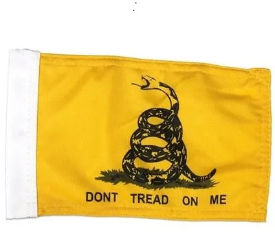 6 X9  Gadsden Flag Double Sided Knit Nylon With Sleeve Motorcycle /car • $12.88