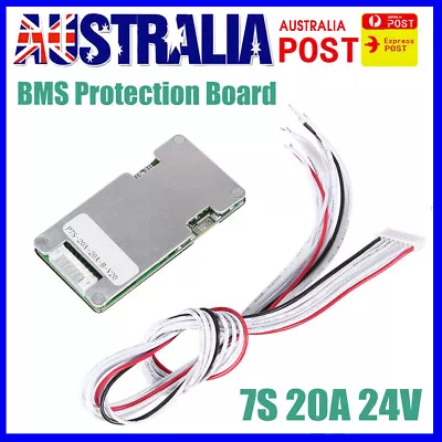 7S 20A 24V Balance 18650 Li-ion Lithium Battery BMS Charger Protection Board • $13.98