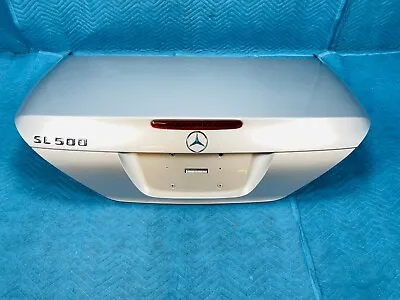 Mercedes SL500 Convertible Trunk Lid W/Trim Wire Hinge Motor Silver:744 03-06 • $745