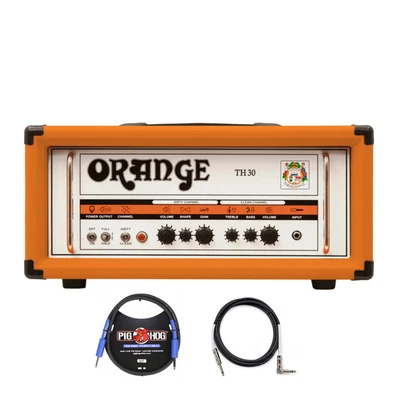 $1199 • Buy Orange Amps TH30H 30W Tube Guitar Amp Head With Guitar Cable And Speaker Cable