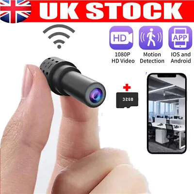 Mini Hidden Camera Micro HD 1080P Security IP DVR Home Security Motion Cam • £5.69