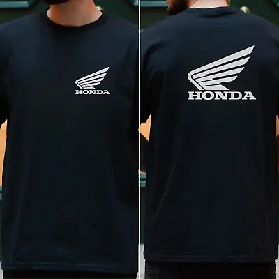 Mens Honda Motorcycle Logo T Shirt Biker Gift Motorcycle Shirt • £11.99