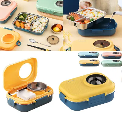 $14.14 • Buy 304 Stainless Steel Insulated Lunch Box Container Bento Leakproof Picnic Boxes