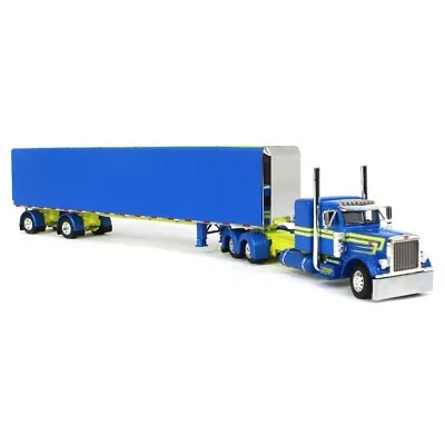 DCP 1/64 Peterbilt 379 36  Sleeper Utility RollTarp Trailer Big Rigs #12 69-1679 • $149.95