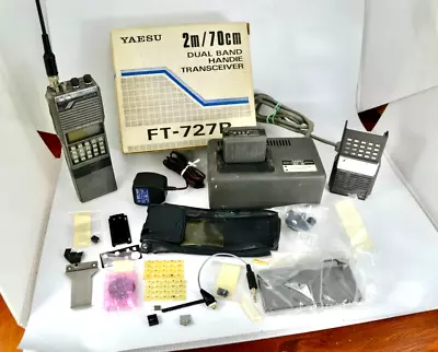 Yaesu FT 727R Dual Band Hand Held Receiver Accessories AS-IS Parts Or Repairs • $195