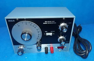 RCA WA-504B/44D Sine/Square Wave Audio Generator + 1 Year Warranty • $199.99