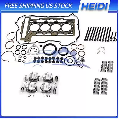 N12 N16 1.6T Engine Pistons Gaskets Bearing Kit CR 11:1 For Mini Cooper R55 R56 • $266.67