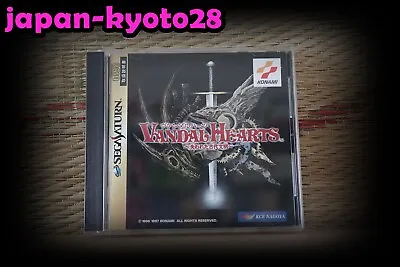 Vandal Hearts Lost Ancient Culture Sega Saturn SS Japan  Good Condition • $36.57