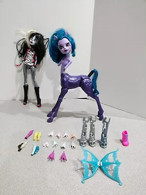 Monster High Doll Werecat Twin Sister Purrsephone Ava Trotter + Random Parts Lot • $25.78