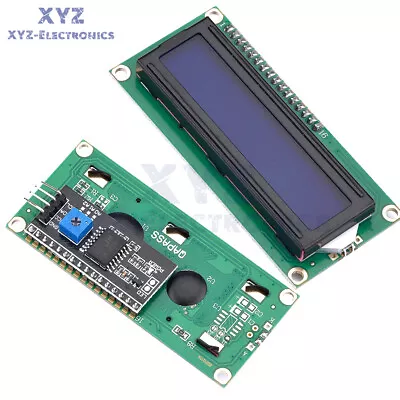 5V 1602LCD Blue/Yellow LCD Display IIC/I2C Interrface For Arduino Raspberry Pi • $2.69