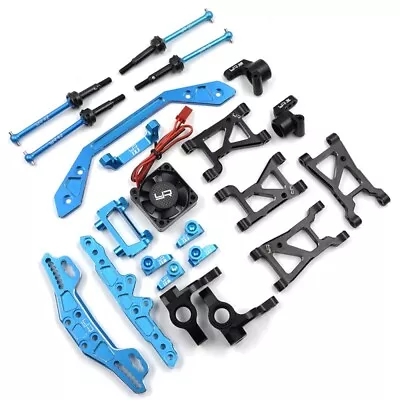 Yeah Racing Aluminum Essential Conversion Kit Blue & Black For Tamiya XV-01 • £144.10