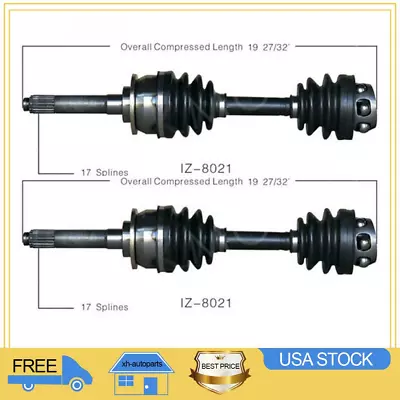 2x Front Left & Right CV Axle Shaft For Isuzu VehiCROSS 1999~2001 • $126.89