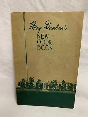 Mary Dunbar's New Cook Book 1933 Jewel Tea Vintage 64 Pp Soft Cover • $12