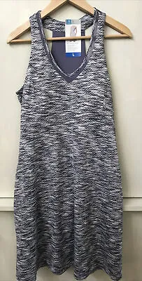 Mondetta Performance Gear MPG Women’s Travel Dress Purple Gray Size L NWT • $28.95